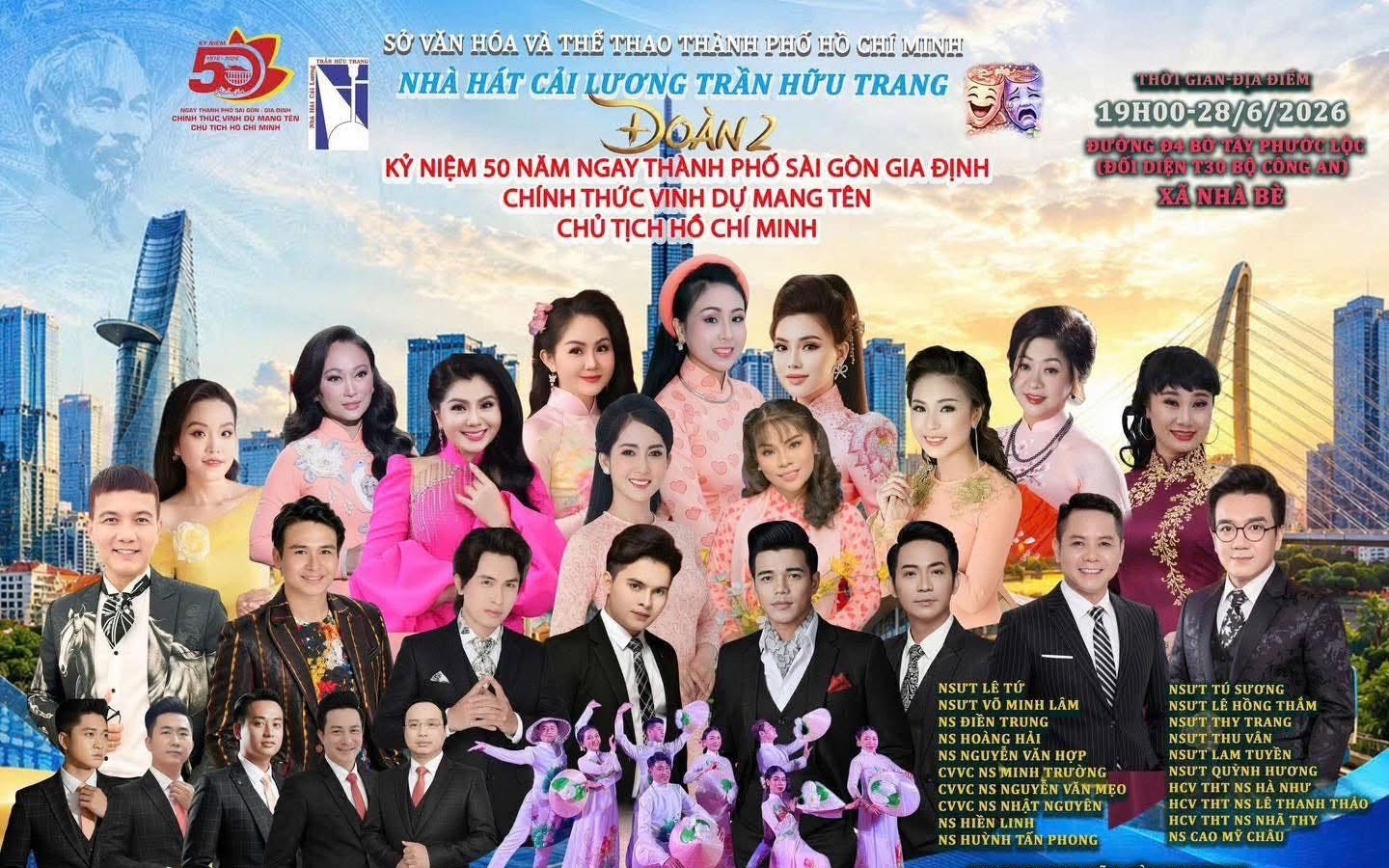 Nhà hát Trần Hữu Trang được chào đón trong đợt biểu diễn miễn phí phục vụ ngoại thành