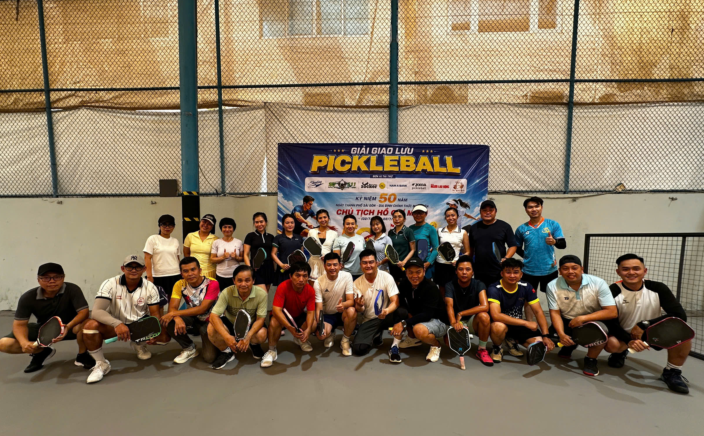 Giao lưu pickleball mừng 50 năm thành phố Sài Gòn – Gia Định mang tên Chủ tịch Hồ Chí Minh - Ảnh 1.
