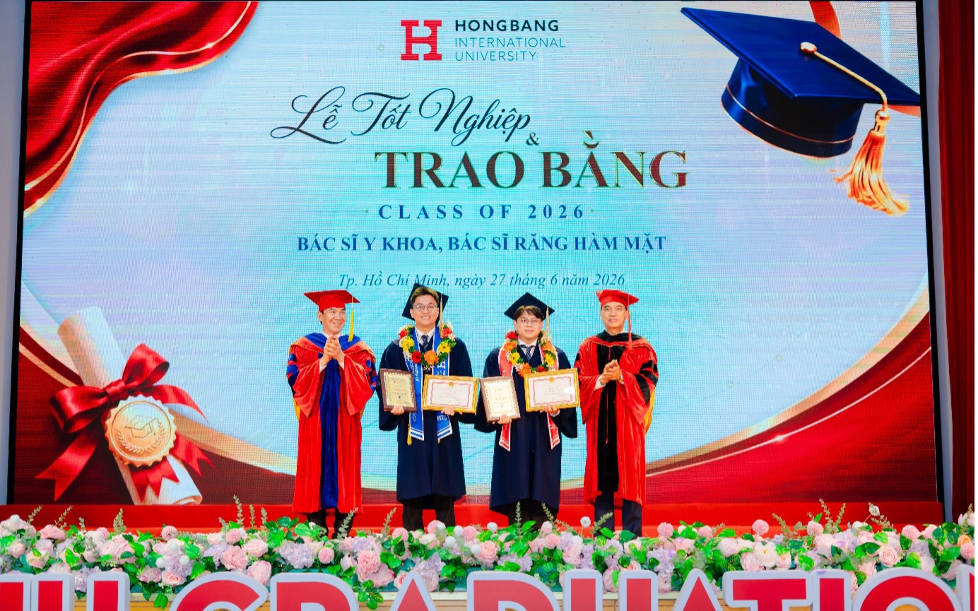 Trường ĐH Quốc tế Hồng Bàng có khóa bác sĩ y khoa đầu tiên tốt nghiệp