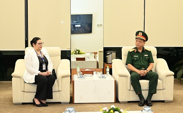Đoàn công tác QĐND và CAND dân lên đường tham gia khắc phục hậu quả động đất tại Venezuela - Ảnh 1.