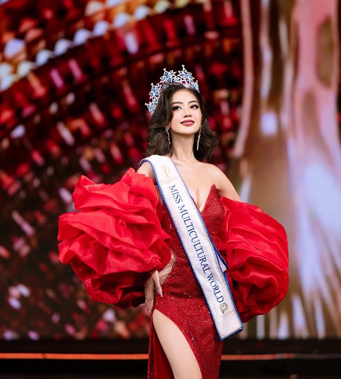 Nhan sắc người đẹp Myanmar đăng quang Hoa hậu Văn hóa thế giới 2026 - Ảnh 3.