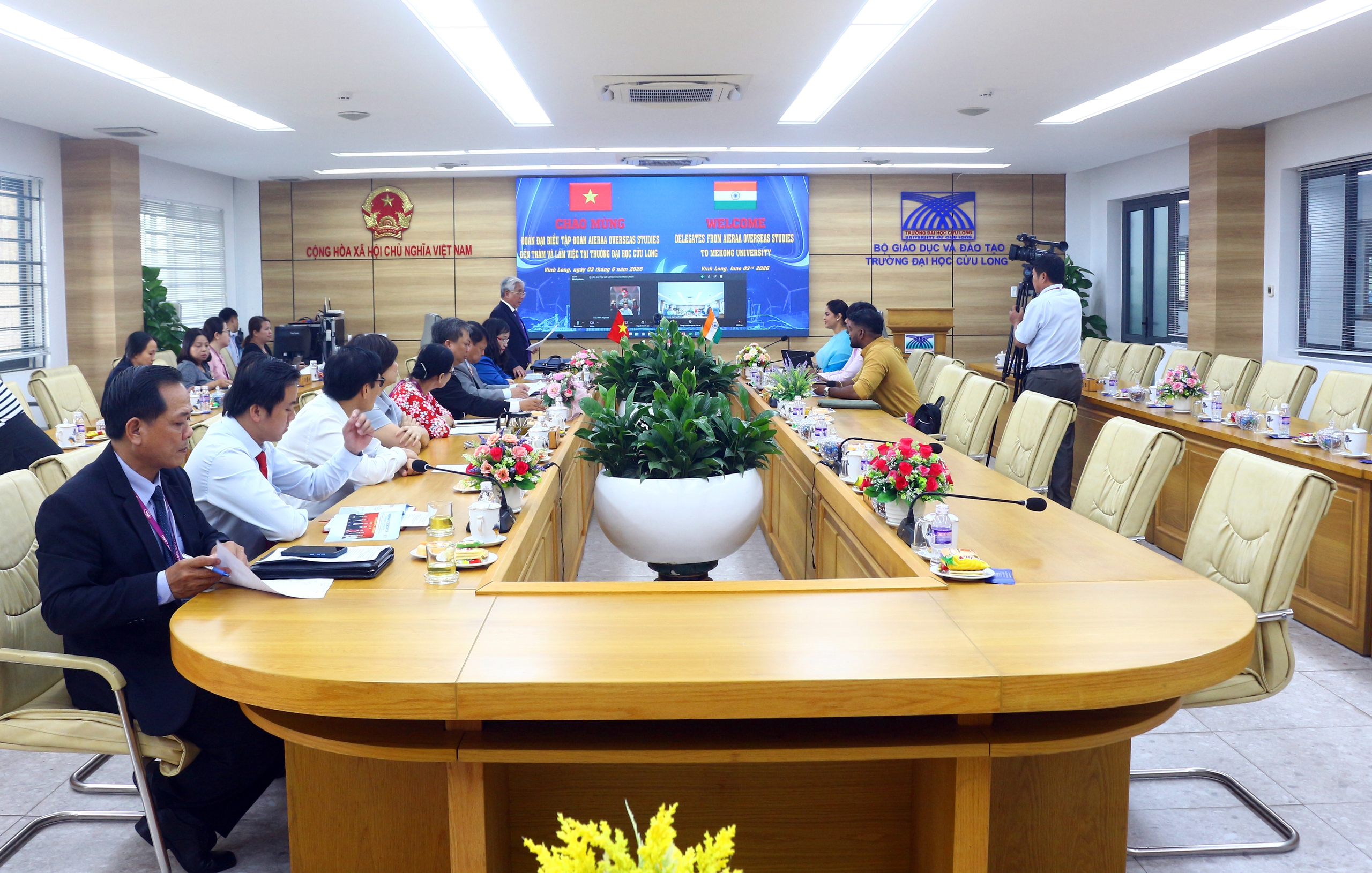 Trường Đại học Cửu Long hợp tác với một tập đoàn của Ấn Độ - Ảnh 1.