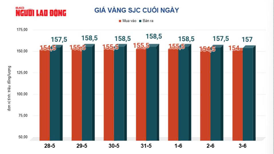 Giá vàng hôm nay 4-6: Tiếp nối đà sụt giảm mạnh - Ảnh 2.