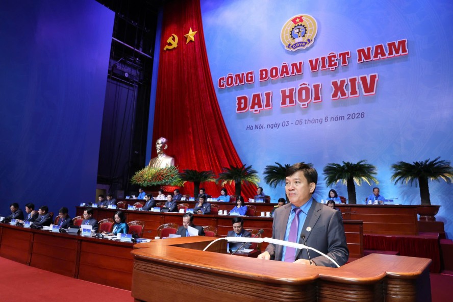 Đại hội XIV Công đoàn Việt Nam khai mạc phiên thứ nhất - Ảnh 5.