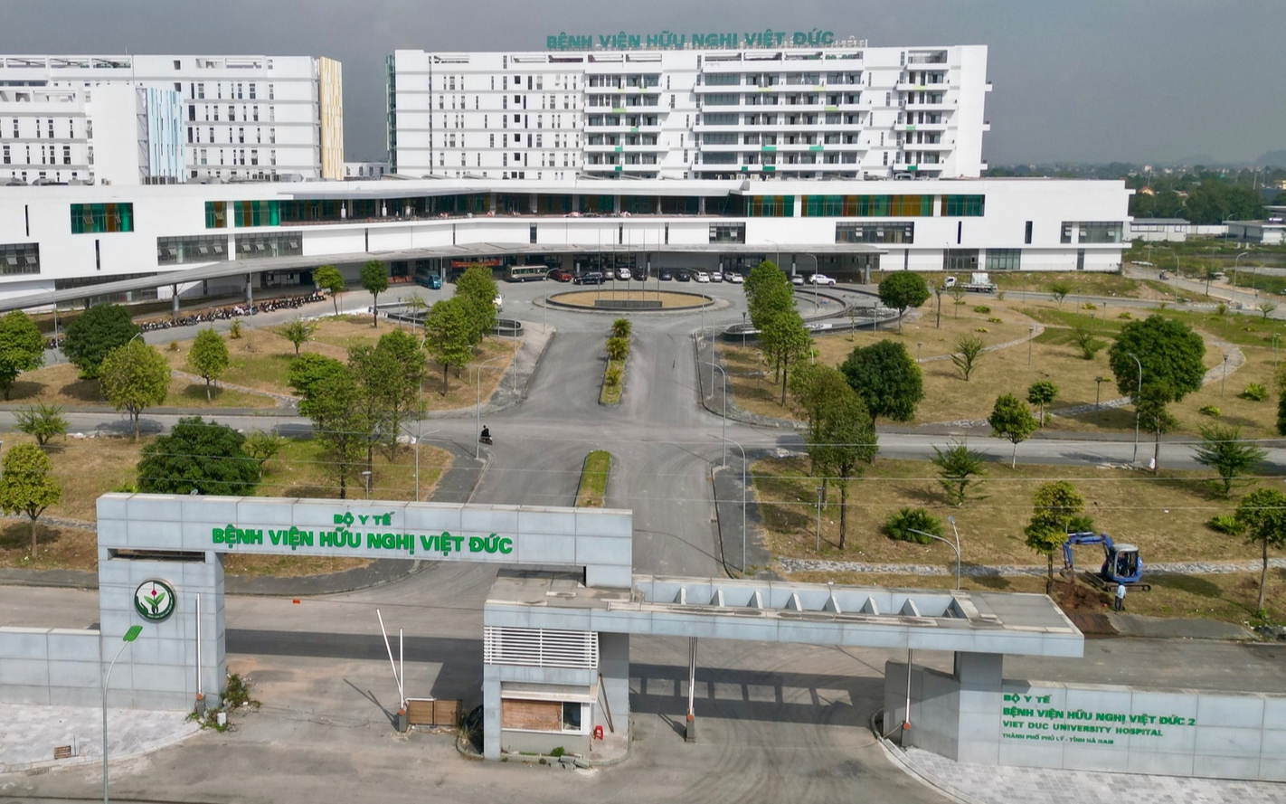 Chốt ngày Bệnh viện Hữu nghị Việt Đức cơ sở Ninh Bình đón bệnh nhân