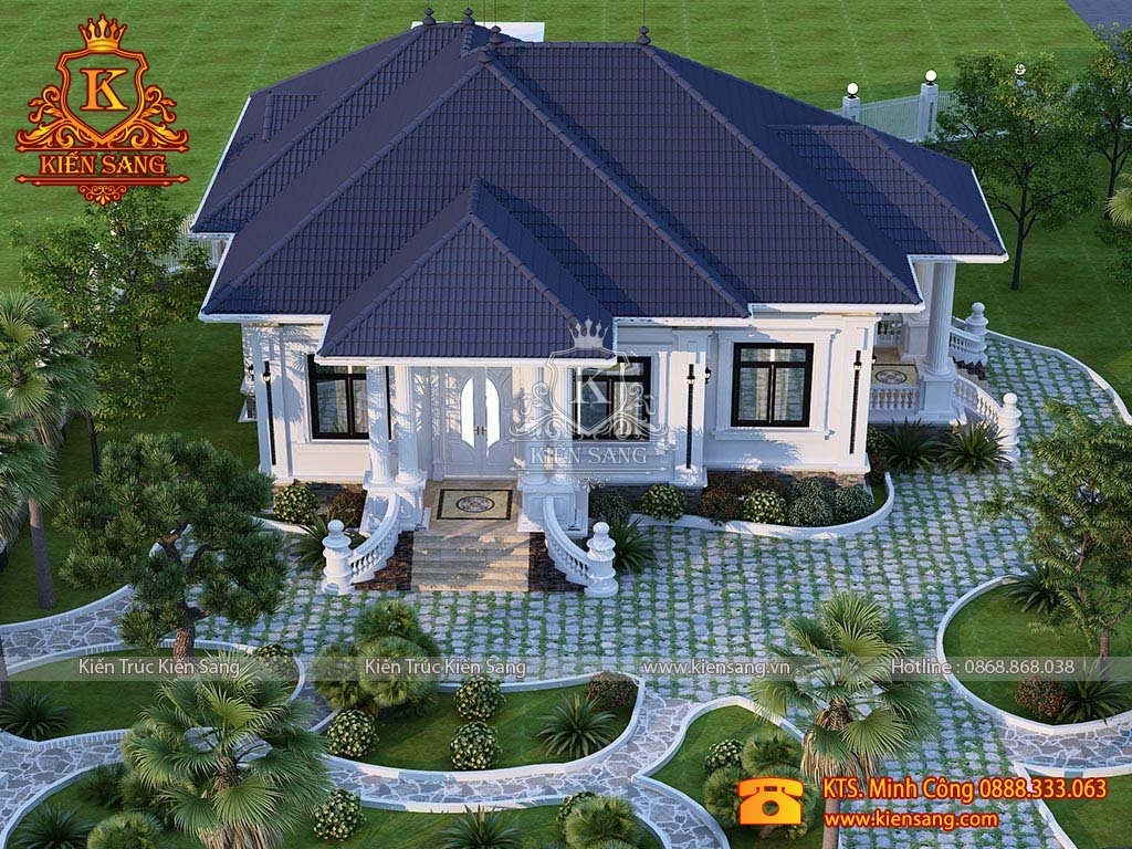 Mẫu nh&agrave; cấp 4 m&aacute;i Th&aacute;i đẹp, đầy đủ tiện nghi tại Kiến Sang - Ảnh 1.