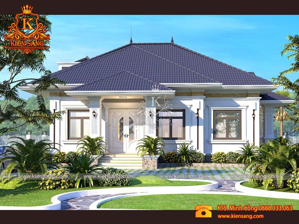 Mẫu nh&agrave; cấp 4 m&aacute;i Th&aacute;i đẹp, đầy đủ tiện nghi tại Kiến Sang - Ảnh 3.