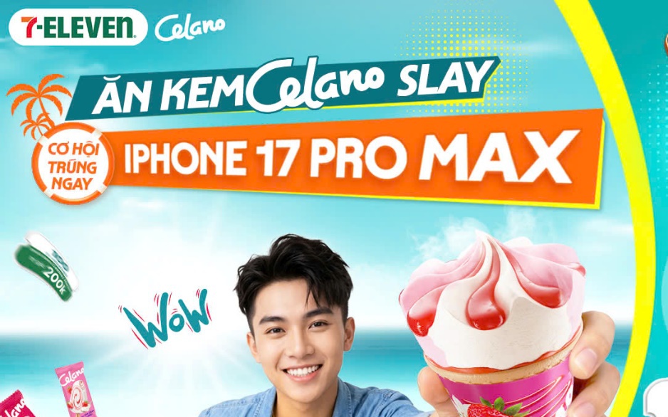 Unlock hè này với kem ngon, quà xịn từ Celano x 7-Eleven
