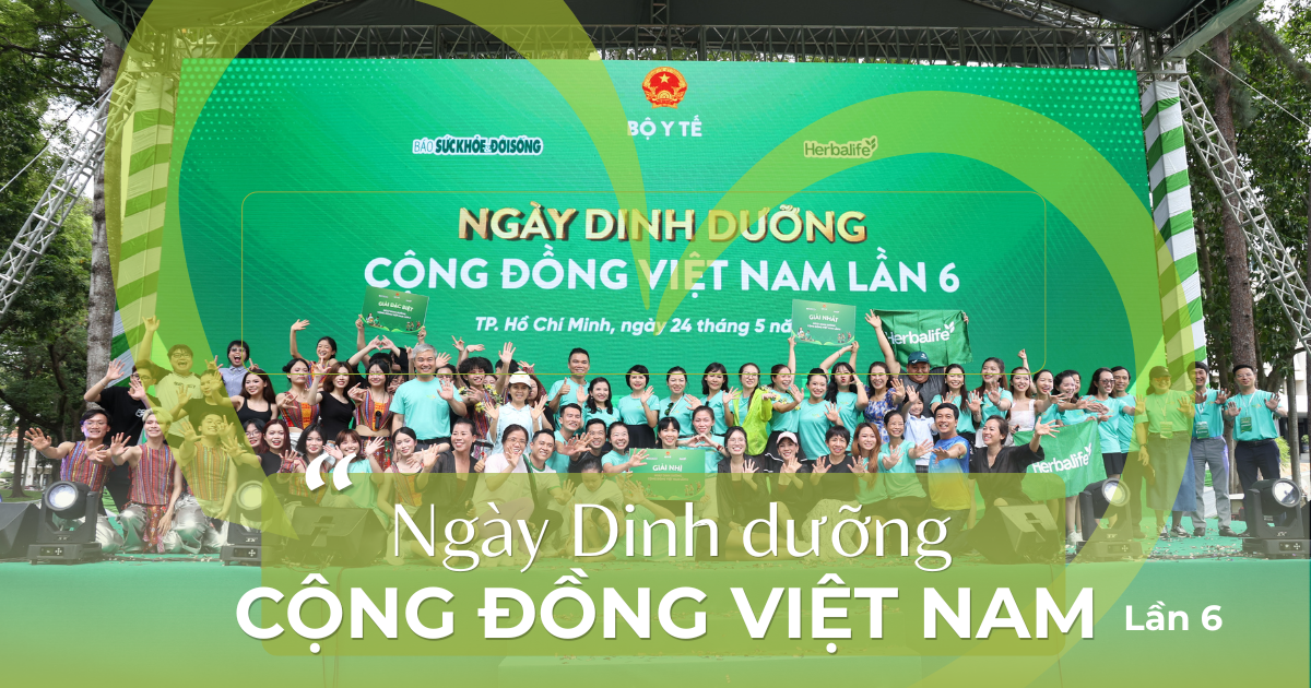 Herbalife Việt Nam bền bỉ đồng h&agrave;nh c&ugrave;ng Ng&agrave;y Dinh dưỡng cộng đồng Việt Nam lần 6 - Ảnh 1.