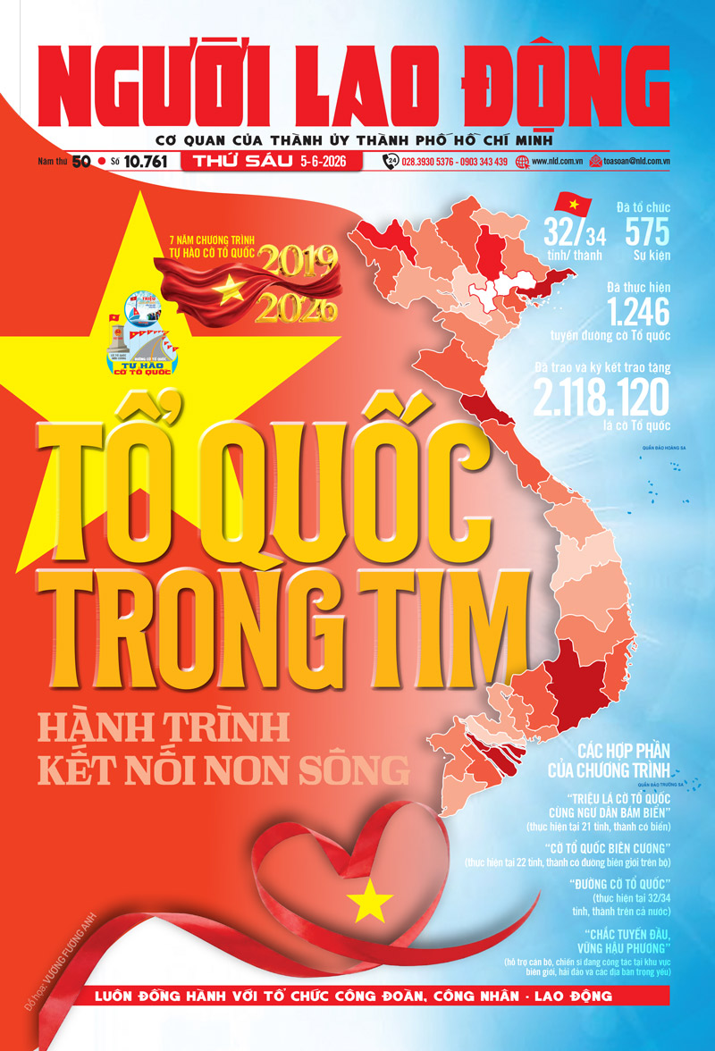 B&aacute;o in ng&agrave;y 5-6: Khi l&aacute; cờ đi c&ugrave;ng l&ograve;ng d&acirc;n - Ảnh 1.