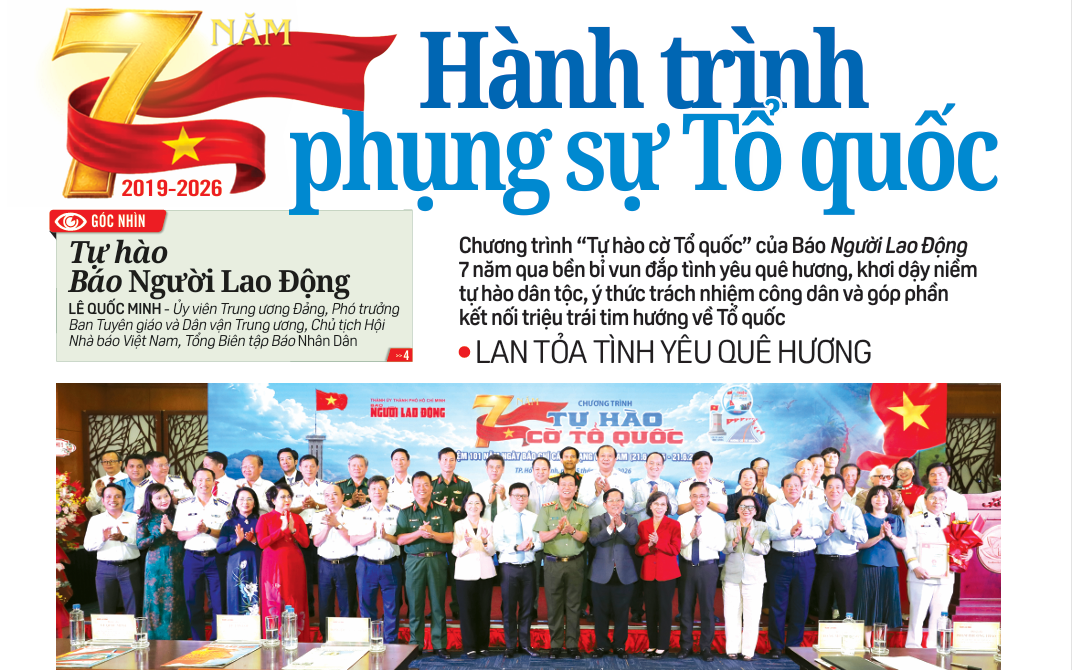 Báo in ngày 6-6: Bảy năm - một hành trình phụng sự Tổ quốc