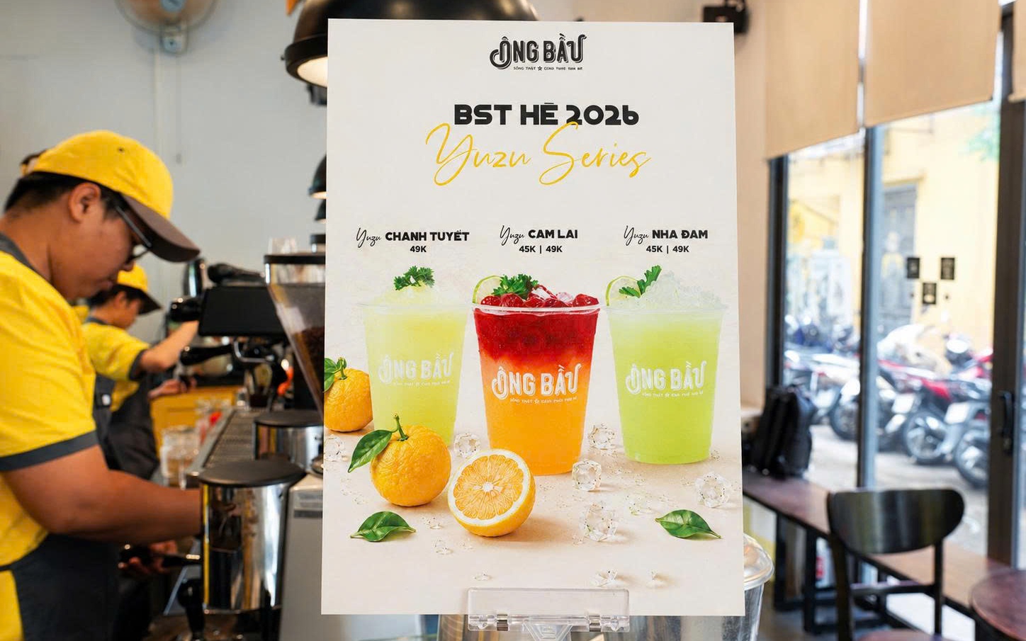 Chạm vị thanh mát, thức tỉnh mùa hè cùng Yuzu Series từ Cà Phê Ông Bầu