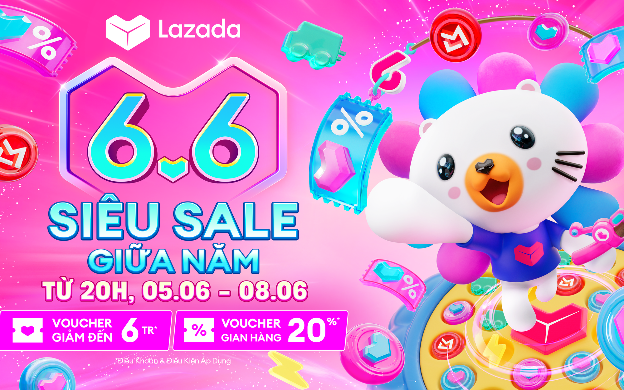 Lazada khởi động “siêu sale 6.6”