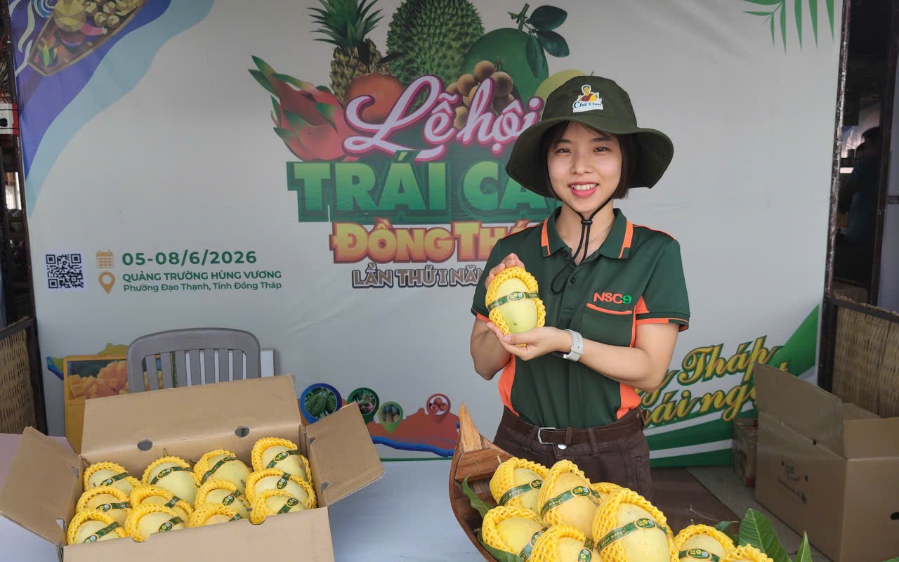 Bản đồ Việt Nam được làm từ đặc sản của Đồng Tháp
