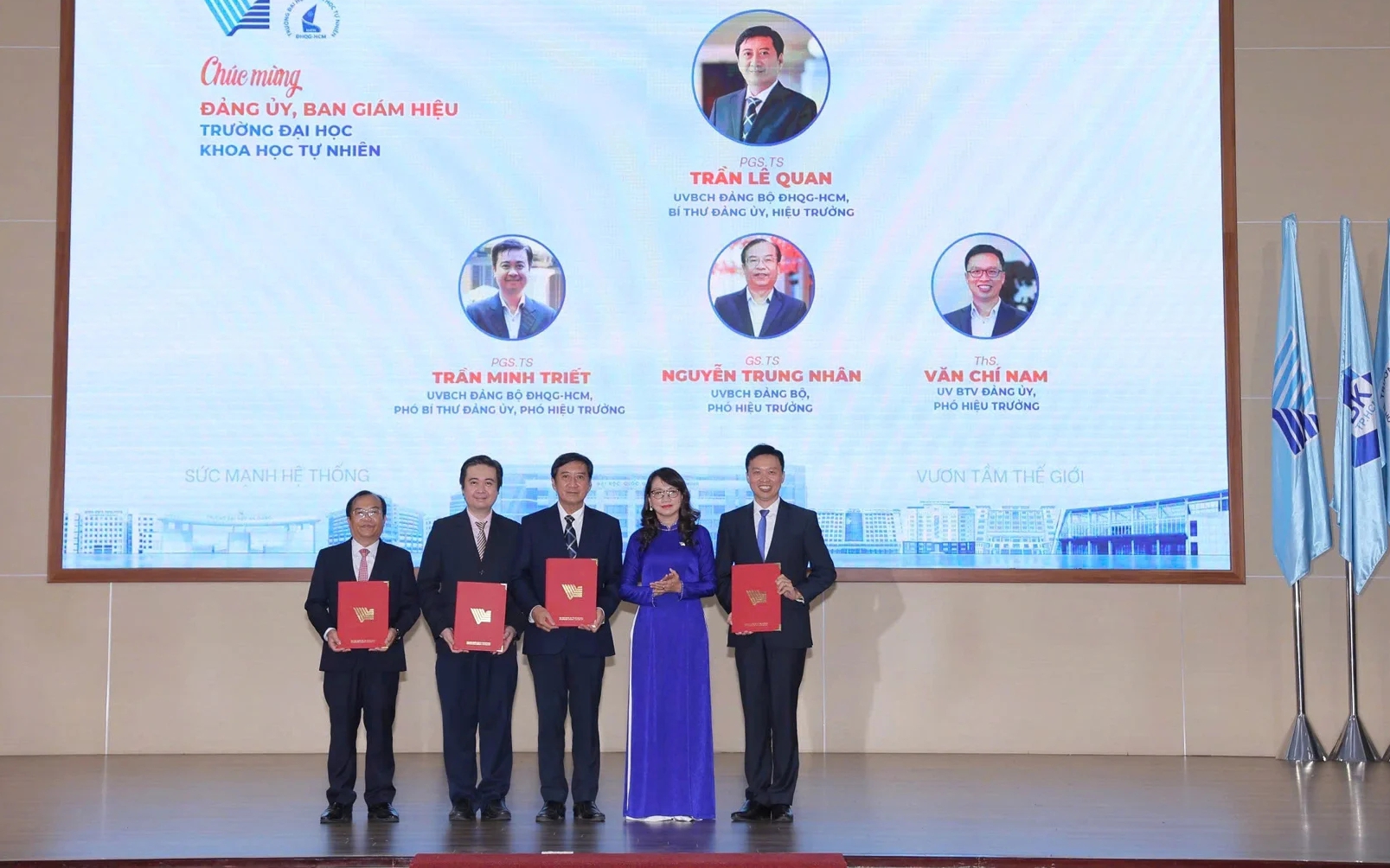 ĐHQG TPHCM kiện toàn bộ máy lãnh đạo