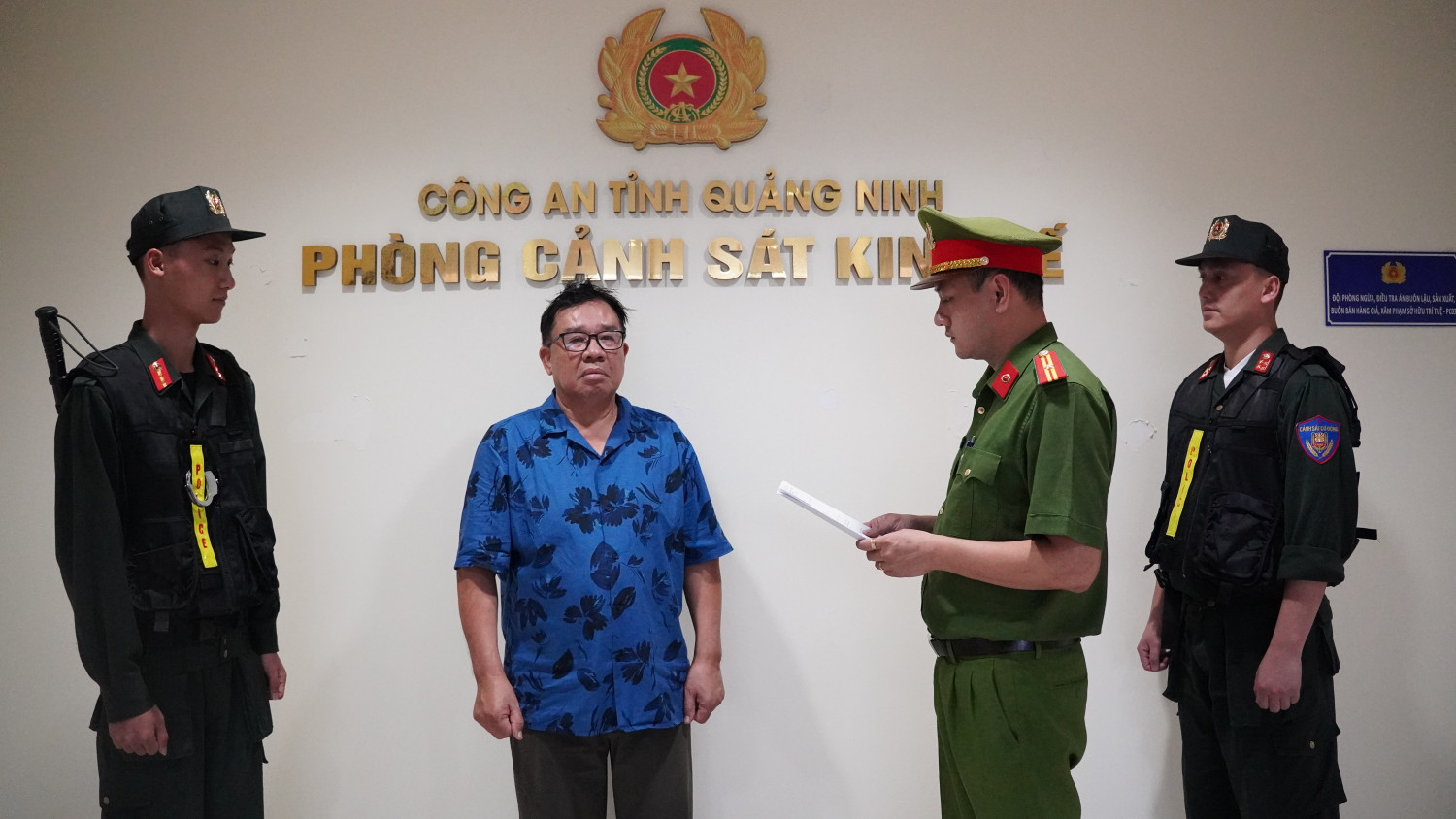 Vương Đức Lanh bị khởi tố Vì Lừa đảo chiếm đoạt tài sản tại Công ty TNHH Việt Mỹ Hạ Long - Ảnh 1.