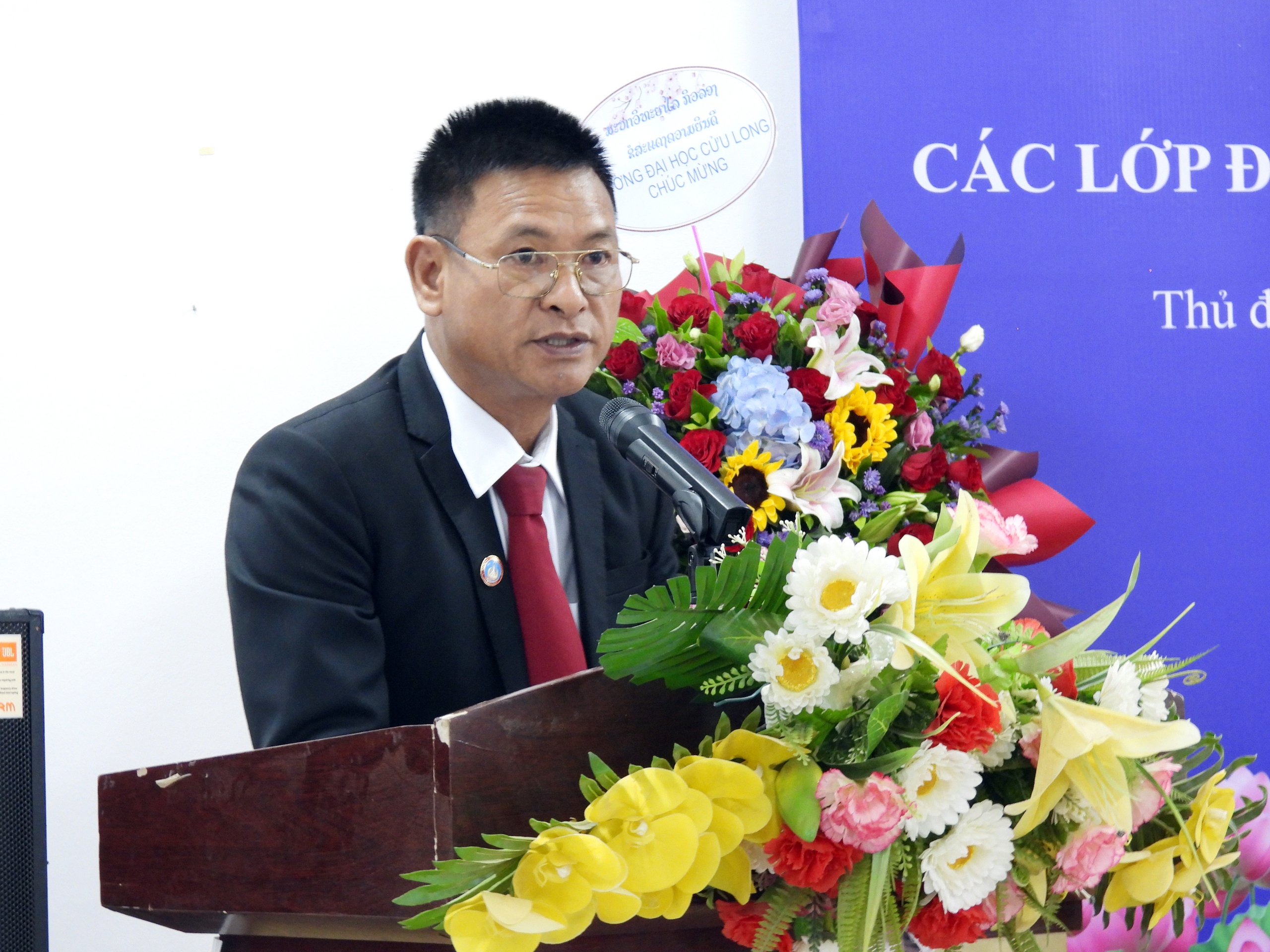 Trường Đại học Cửu Long khai giảng lớp đ&agrave;o tạo tiếng Việt kh&oacute;a 2 tại L&agrave;o - Ảnh 4.