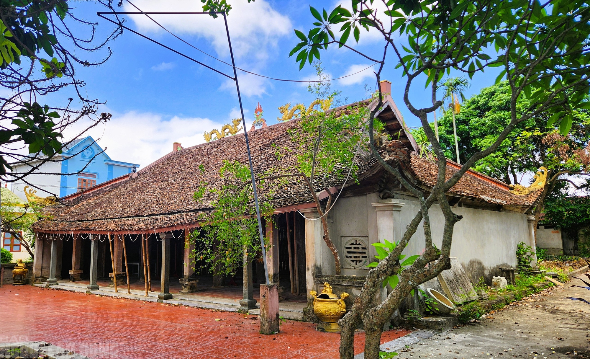 Vụ đình cổ chờ sập ở Thanh Hóa: Lập đề án trùng tu, tôn tạo - Ảnh 1.