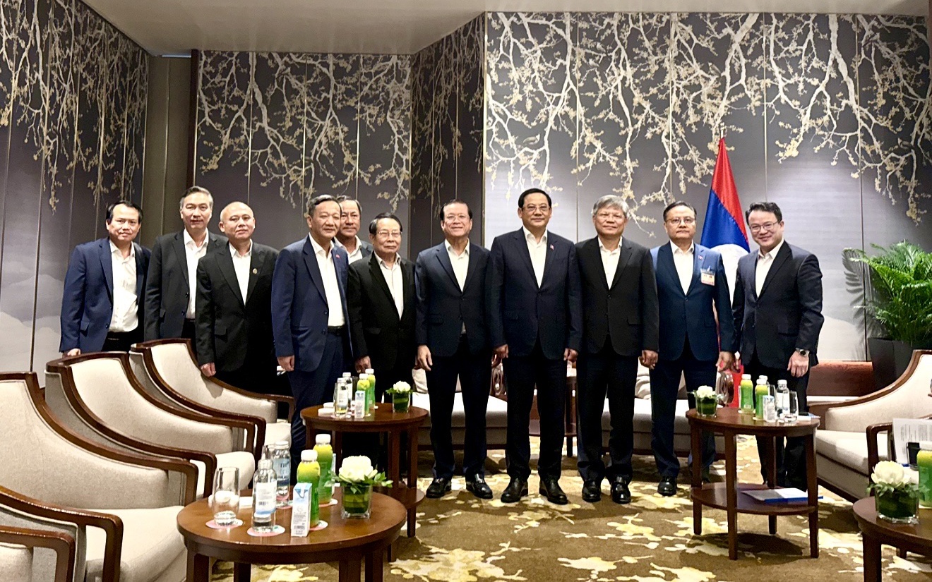 Thủ tướng Lào ghi nhận những đóng góp của VRG tại Lào
