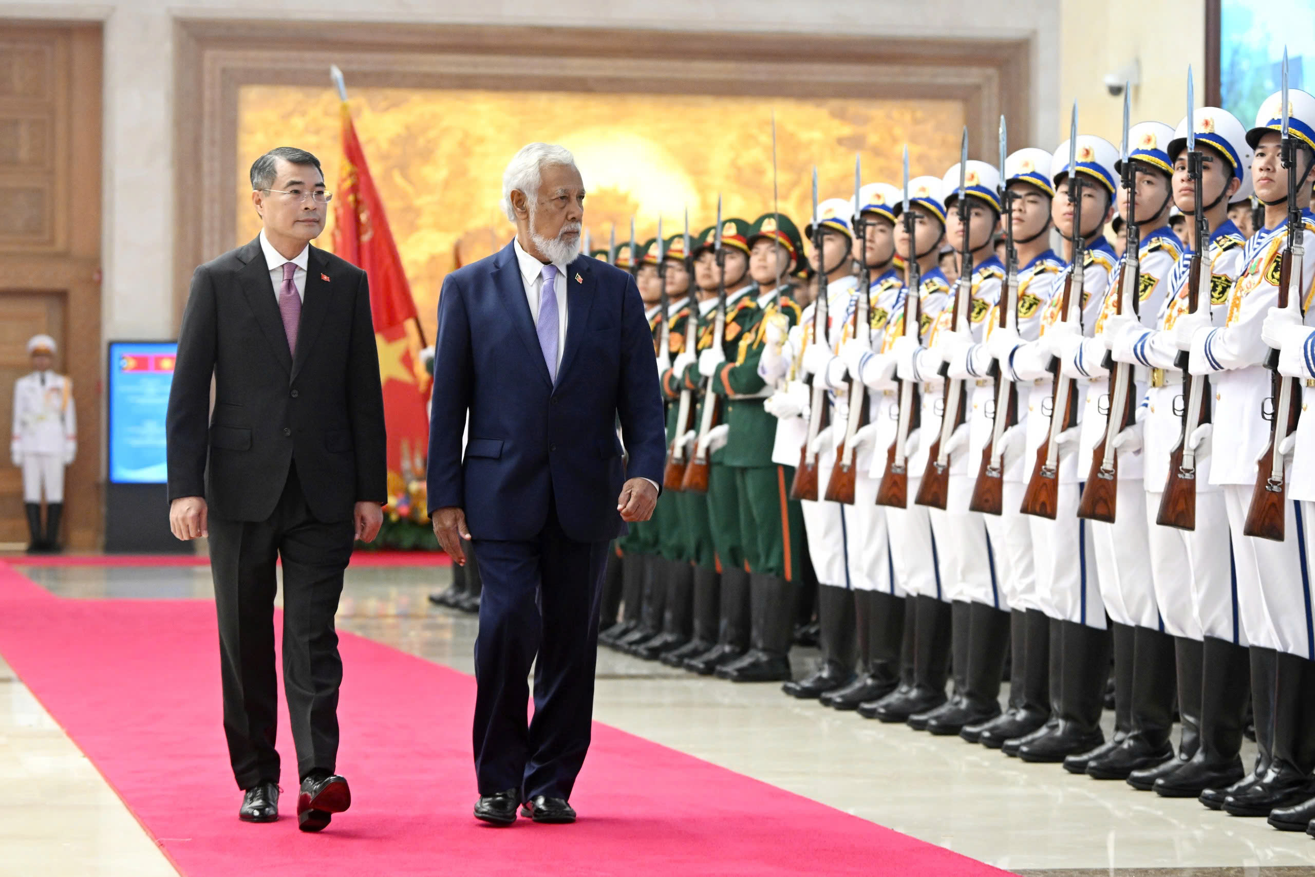 Thủ tướng Lê Minh Hưng đón Thủ tướng Timor-Leste lần đầu thăm Việt Nam - Ảnh 3.