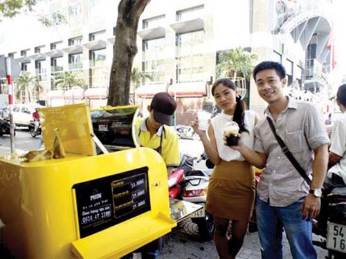 Ông chủ trẻ thắng lớn nhờ bán cà phê dạo