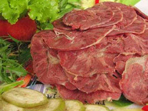Bắp bò ngâm chua ngọt