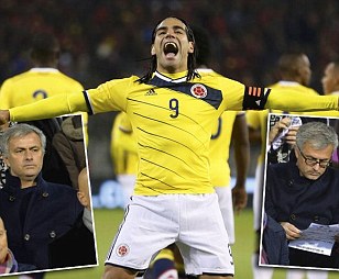 Xem giò Falcao, ông Mourinho bị CĐV Bỉ la ó