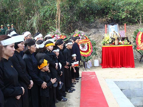 Ngủ yên trong vòng tay đất mẹ Quảng Bình