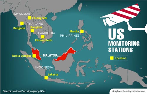 Đông Nam Á phản đối Mỹ do thám