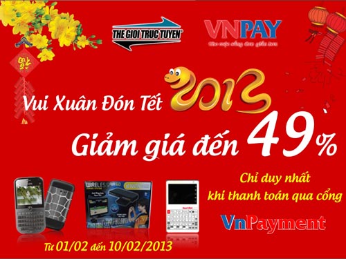 "Vui Xuân Đón Tết 2013" tại TheGioiTrucTuyen.vn