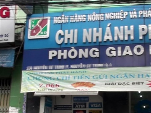 TP HCM: Nguyên Phó Giám đốc Agribank Bình Chánh bị khởi tố