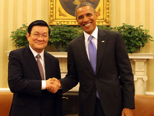 Tuyên bố chung của Chủ tịch Trương Tấn Sang và Tổng thống Barack Obama