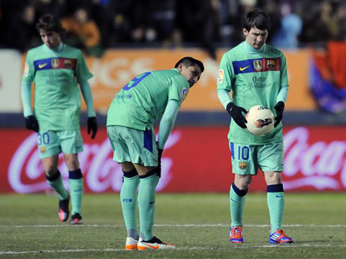 Barcelona thua sốc trước Osasuna