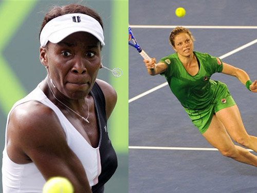 Venus Williams, Kim Clijsters trở lại ấn tượng