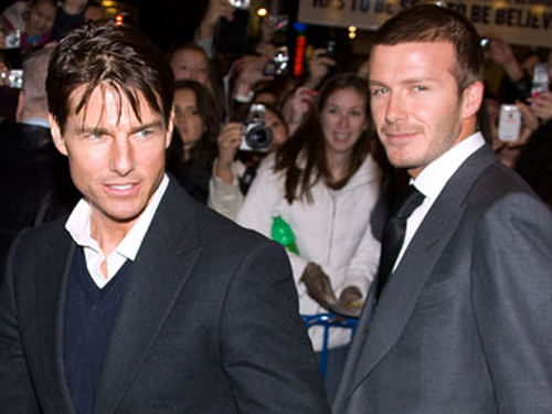 Tom Cruise lại bị đồn quan hệ đồng tính David Beckham