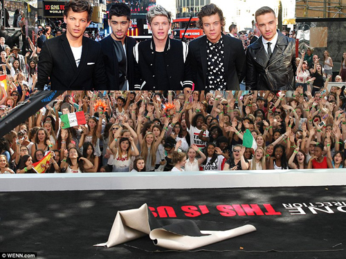 70.000 cô gái “bao vây” nhóm One Direction