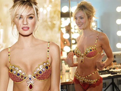 Candice Swanepoel được chọn diện áo lót 211 tỉ đồng