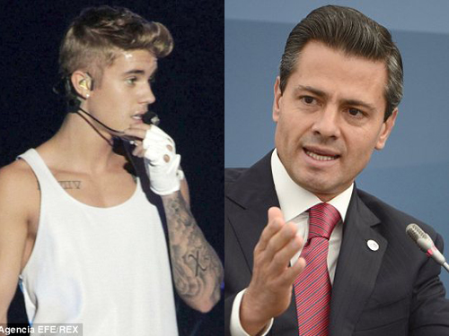 Tổng thống Mexico bác tin gặp Justin Bieber