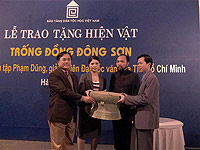 Bảo tàng dân tộc học sở hữu chiếc trống đồng Đông Sơn đầu tiên
