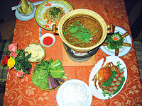 Lẩu cua ba miền