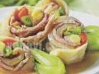 Sứa Cuộn Thịt Bò