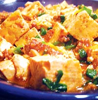 Đậu phụ cay xào thịt xay