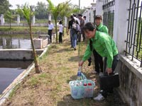 Thanh tra hệ thống nước thải của Miwon VN