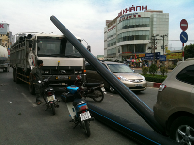 Tai nạn giao thông hy hữu tại TPHCM