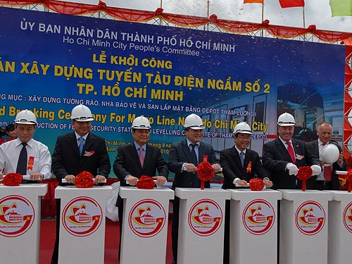 Khởi công tuyến metro số 2