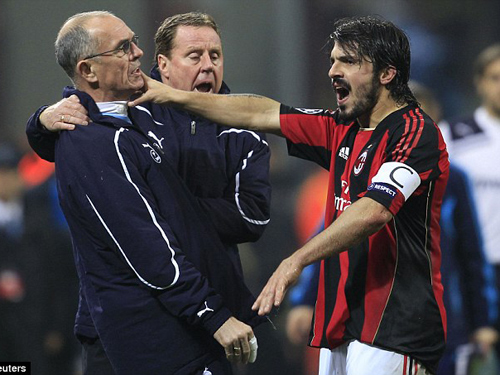 Tiết lộ nguyên nhân Gattuso bóp cổ trợ lý HLV Tottenham