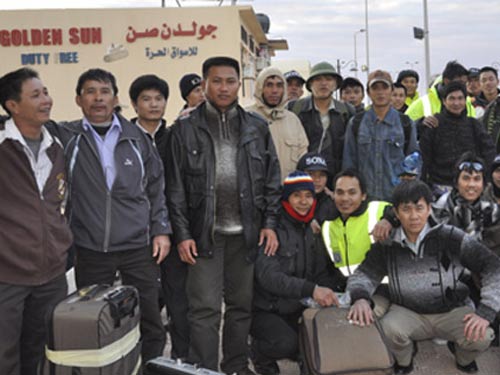 Thêm hàng trăm lao động VN rời Libya