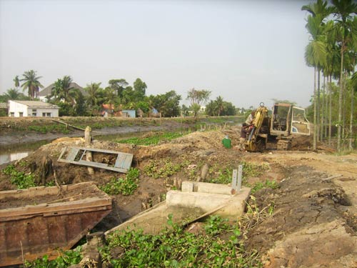 Khổ vì dự án chống ngập