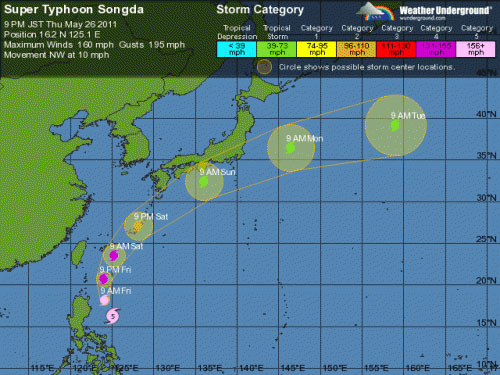Fukushima I sắp hứng chịu siêu bão ?
