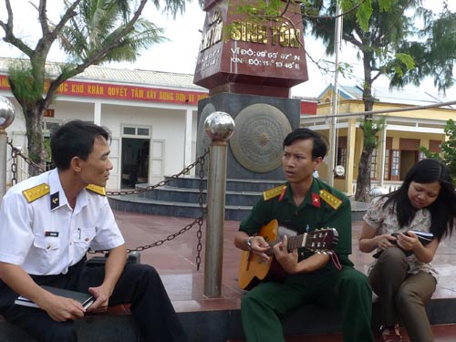 Nhà báo ở Trường Sa